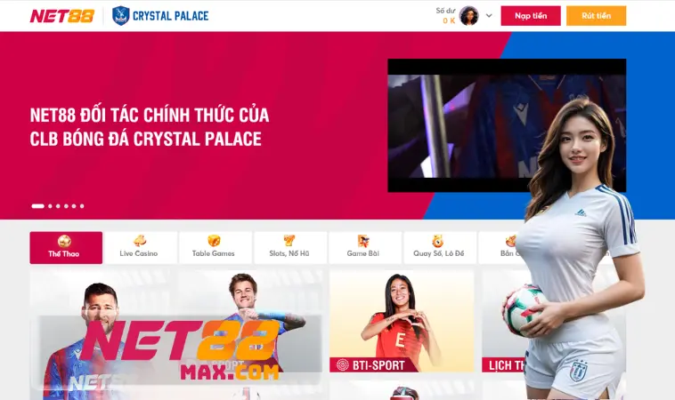 Net88 hợp tác với Crystal Palace: Điểm nhấn đầy ấn tượng