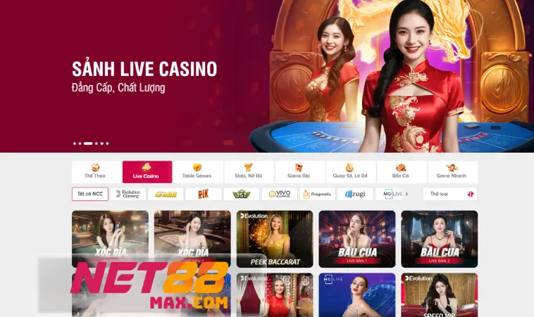Net88 Live Casino hoàn trả 0.3% dành cho hạng VIP nào?